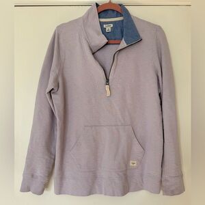 L.L. Bean Lavender 1/4 zip sweater